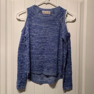 🍭2/$10 Girls Pink Republic Cold Shoulder Serater